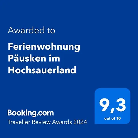 Paeusken Im Hochsauerland- E- Bike Und Auto Laden Moeglich Апартаменты Бествиг